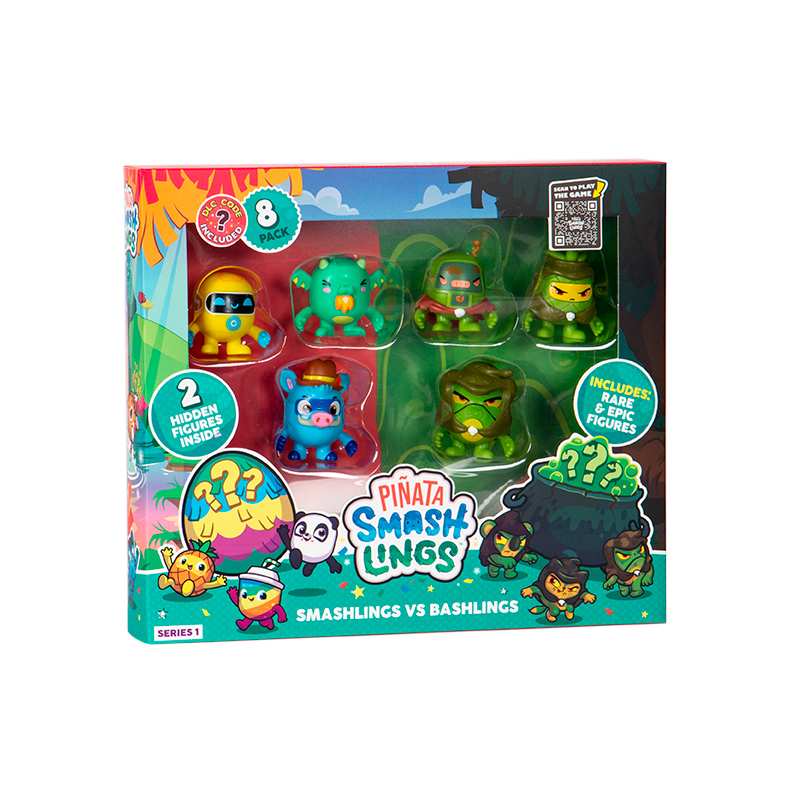 Smashlings SL2065 Caja de Lujo de 8 Huevo Sorpresa