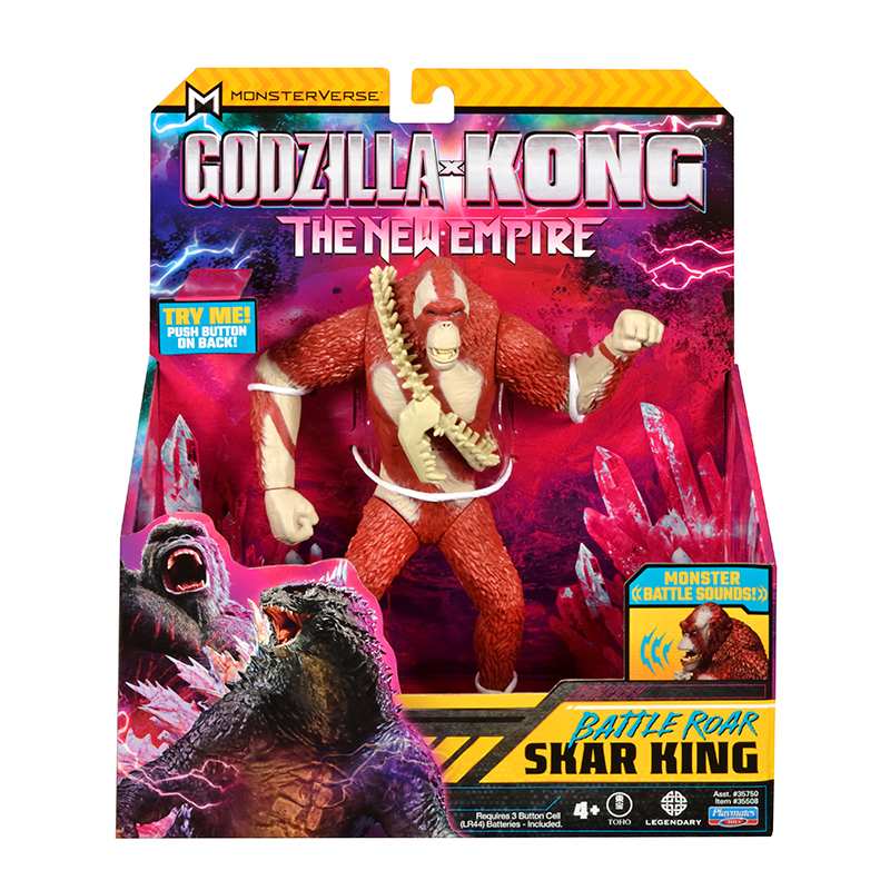 Playmates Toys 35750 Figura de Lujo de Godzilla X Kong de 7 Plg