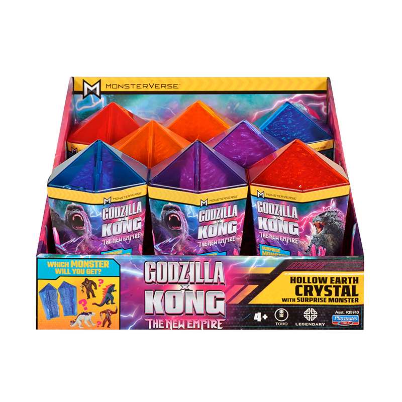Playmates Toys 35740 Minifiguras de Godzilla X Kong Surtido 3.25 Plg