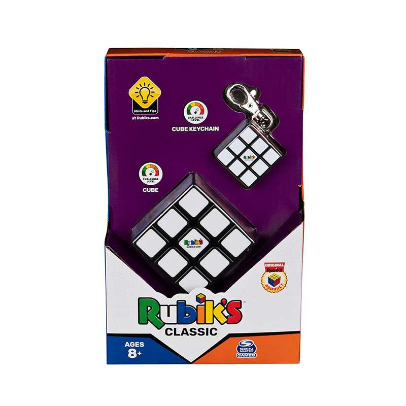 Spin Master Games 6064011 Cubo Rubik Speed  con llavero
