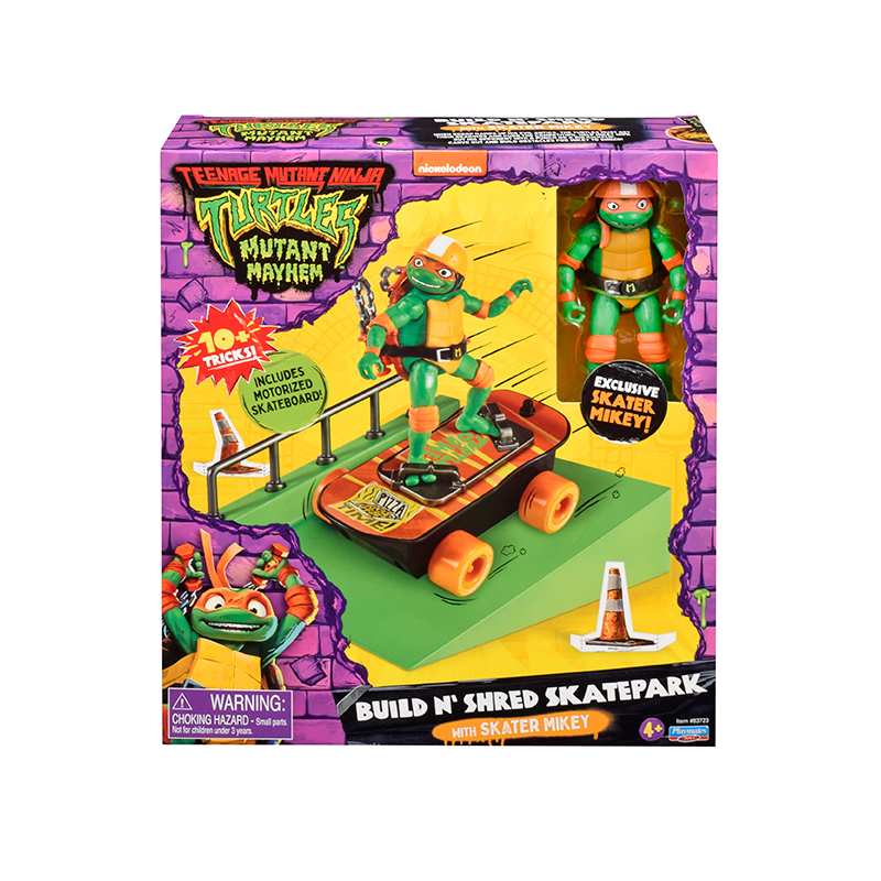Playmates Toys 83719 Figura de Tortuga Ninja con Patineta