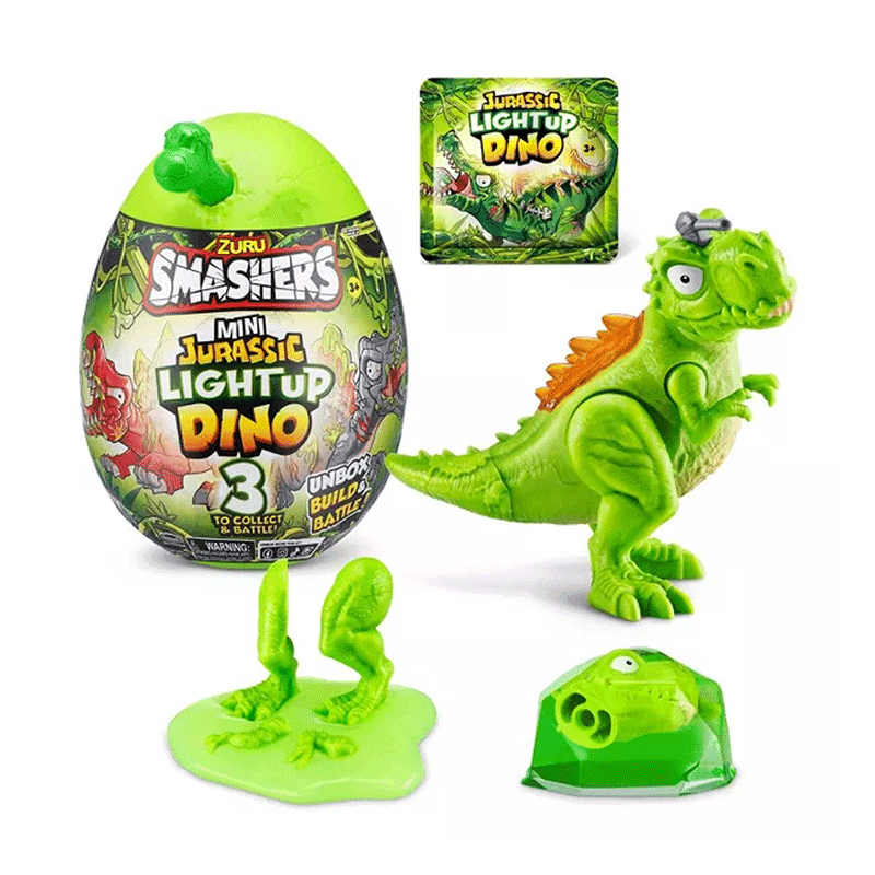 Zuru Smashers 74107TQ5 Figuras de Dinosauirios de Jurassic Serie 1