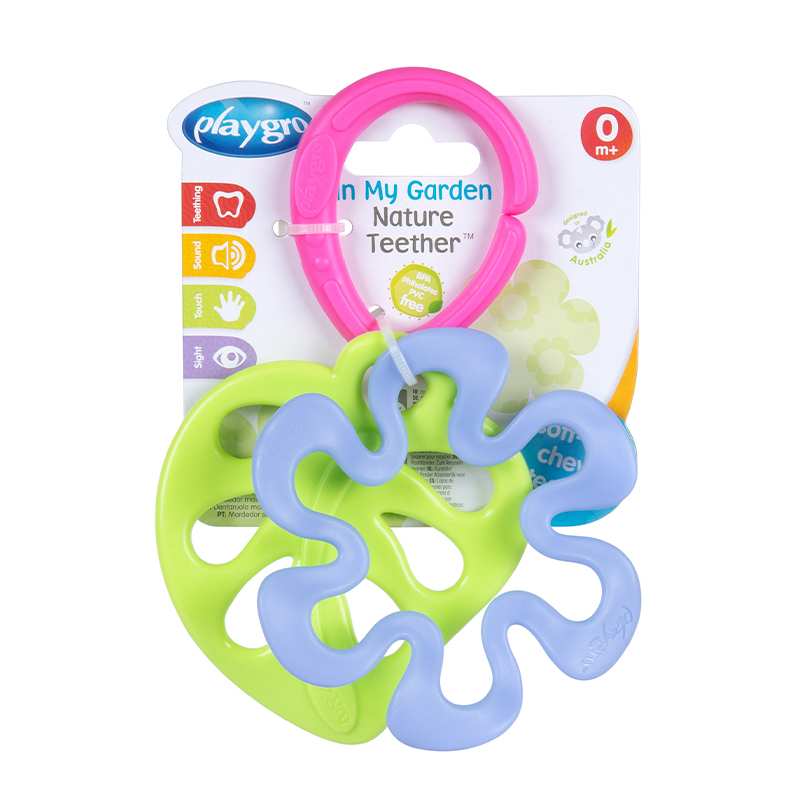 Playgro 4088219 Sonajero Y Mordedor Hoja