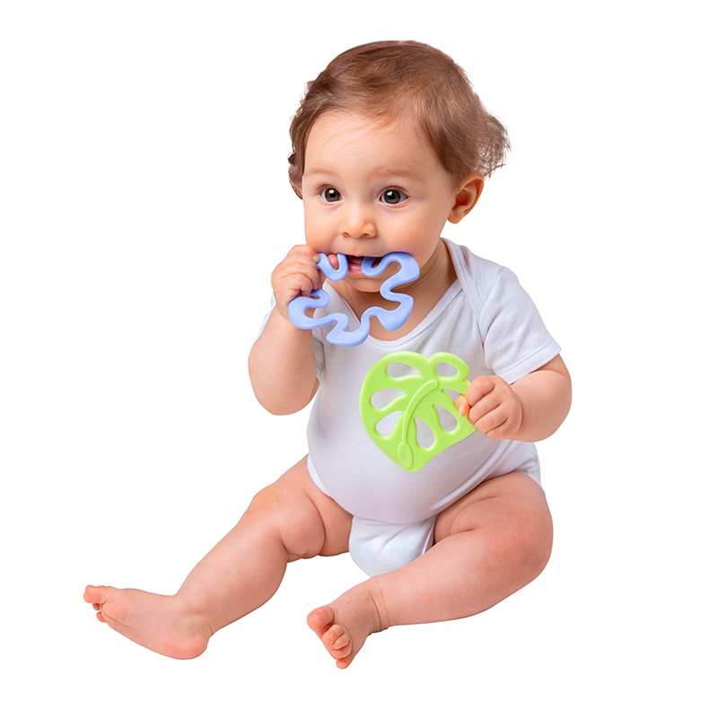 Playgro 4088219 Sonajero Y Mordedor Hoja