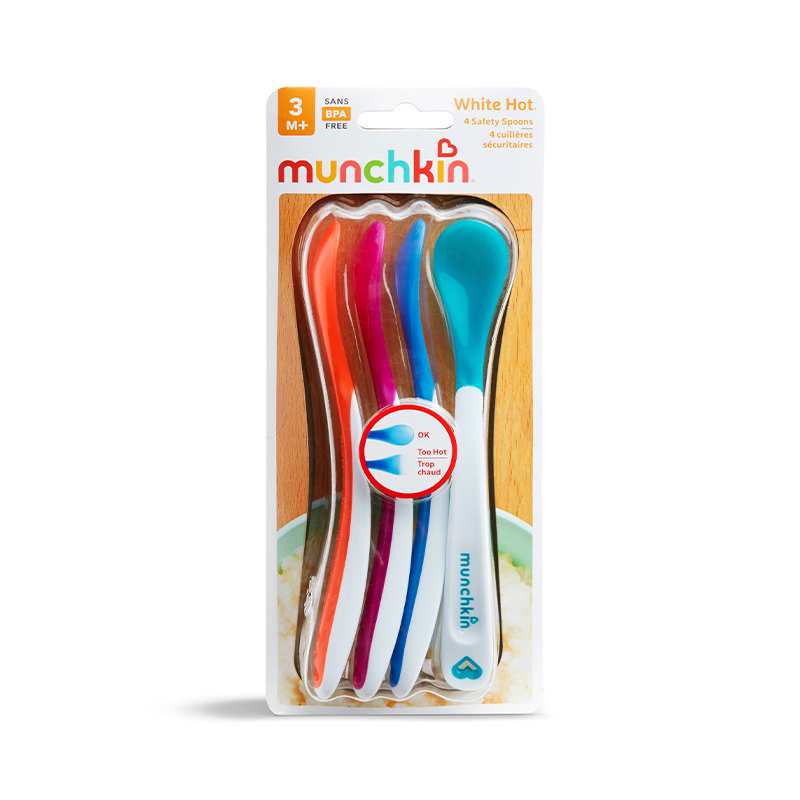 Munchkin 43682 Set de 4 Cucharadas con sensor de Temperatura