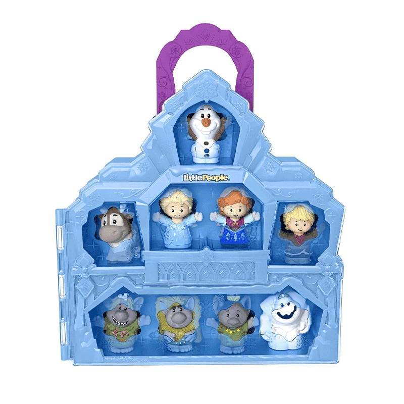 Mattel Fisher Price Hmx76-0 Estuche De Mini Figuras De Castillo De Frozen