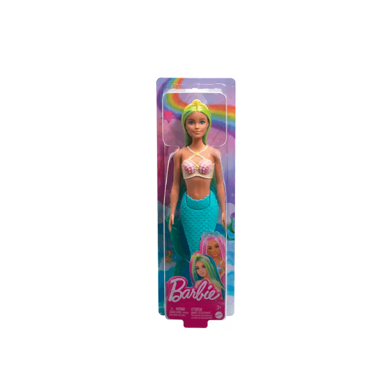 Mattel Barbie Hrr02-1 Mu–eca Sirena Con Cabello De Colores Surtido