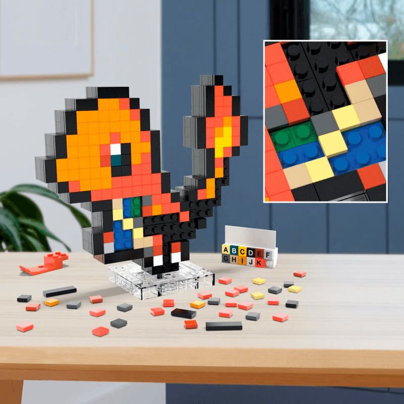 Mattel Mega Construx Hth76-0 Pokémon Set de Charmander