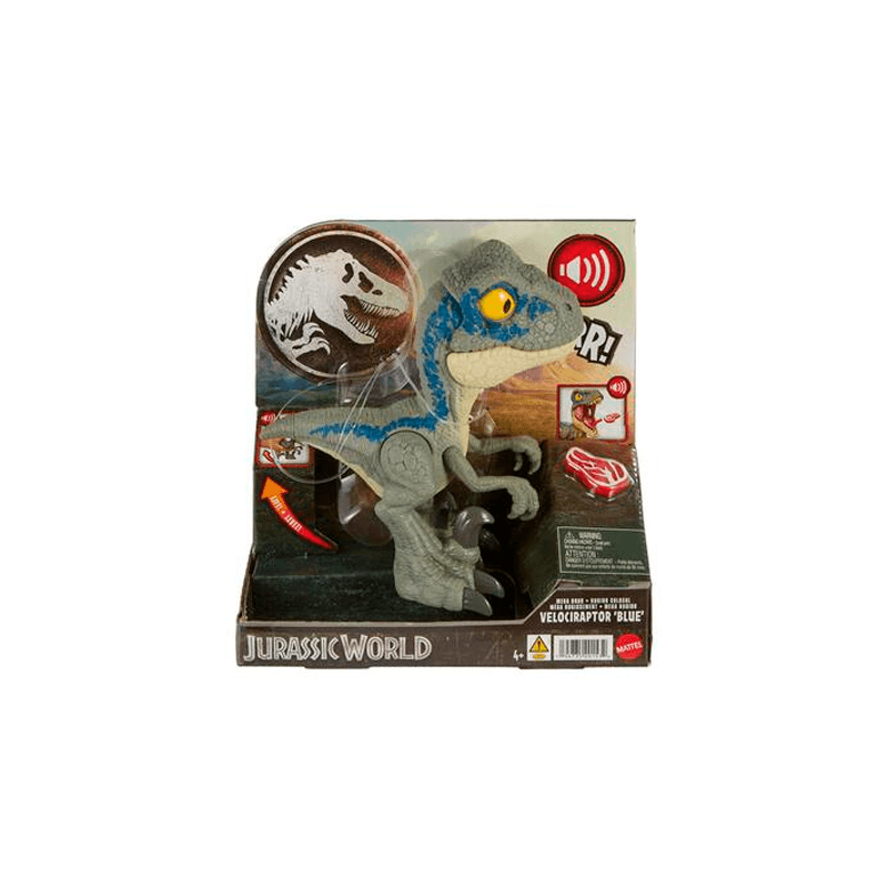 Mattel Jurassic World Hvb43-0 Figura Interactiva Mega Roar Blue