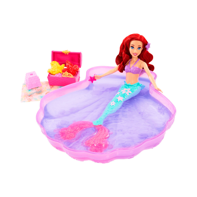 Mattel Disney Hwb39-0 Princesa Ariel Con Accesorios De Piscina