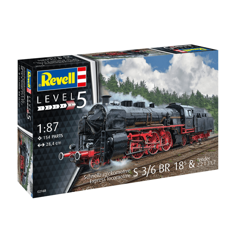Revell Model 2168 Locomotora Express S3/6 Con Tender 2´2 T