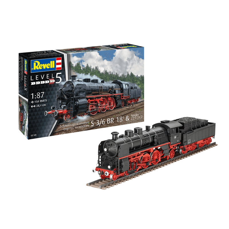 Revell Model 2168 Locomotora Express S3/6 Con Tender 2´2 T