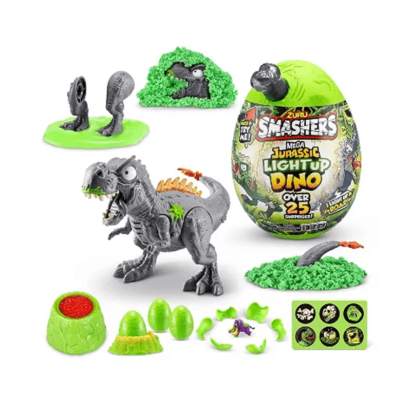 Zuru Smashers 74108 Mega Huevo Jurassic Iluminado S1