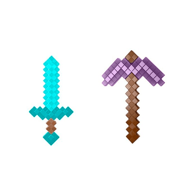 Mattel Minecraft Hff59 Vanilla Armas De Batalla Surtido