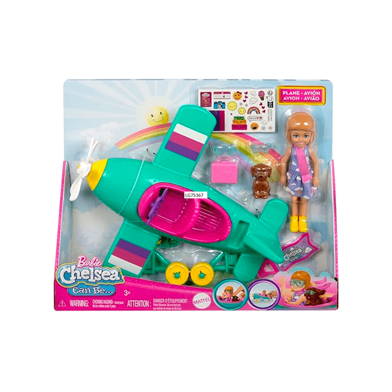 Mattel Barbie Htk38 Chelsea Piloto Avioneta