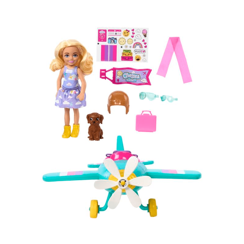 Mattel Barbie Htk38 Chelsea Piloto Avioneta