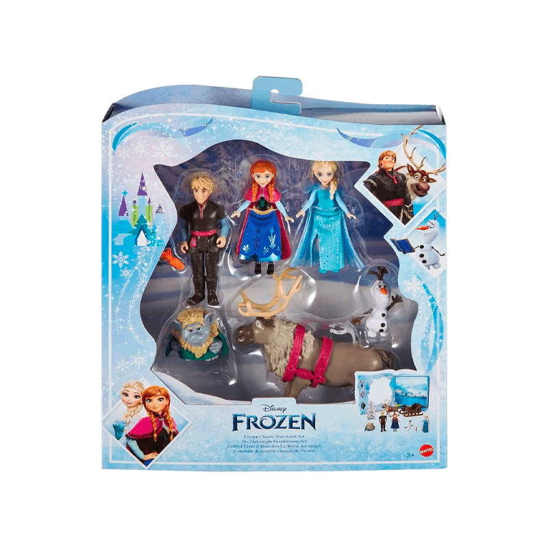 Mattel Disney Princesas Hlx04 Frozen Historias Pack De 6 Figuras