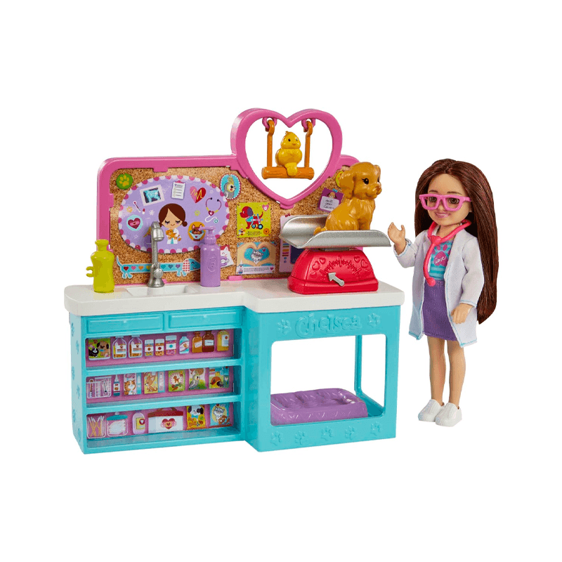 Mattel Barbie Hgt12 Chelsea Veterinaria