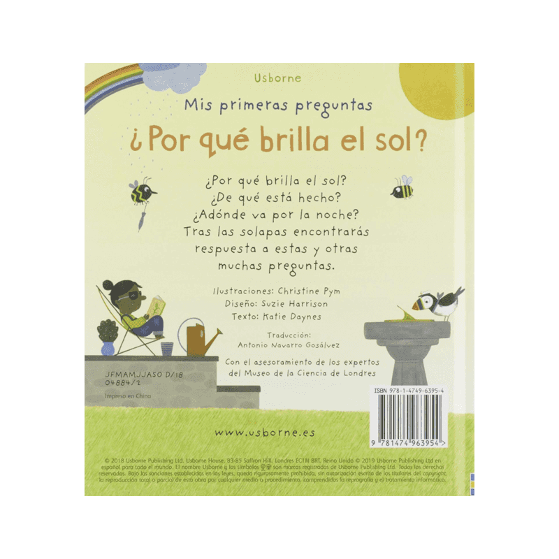 Libro Mis Primeras Preguntas ¿Por Qué Brilla El Sol?