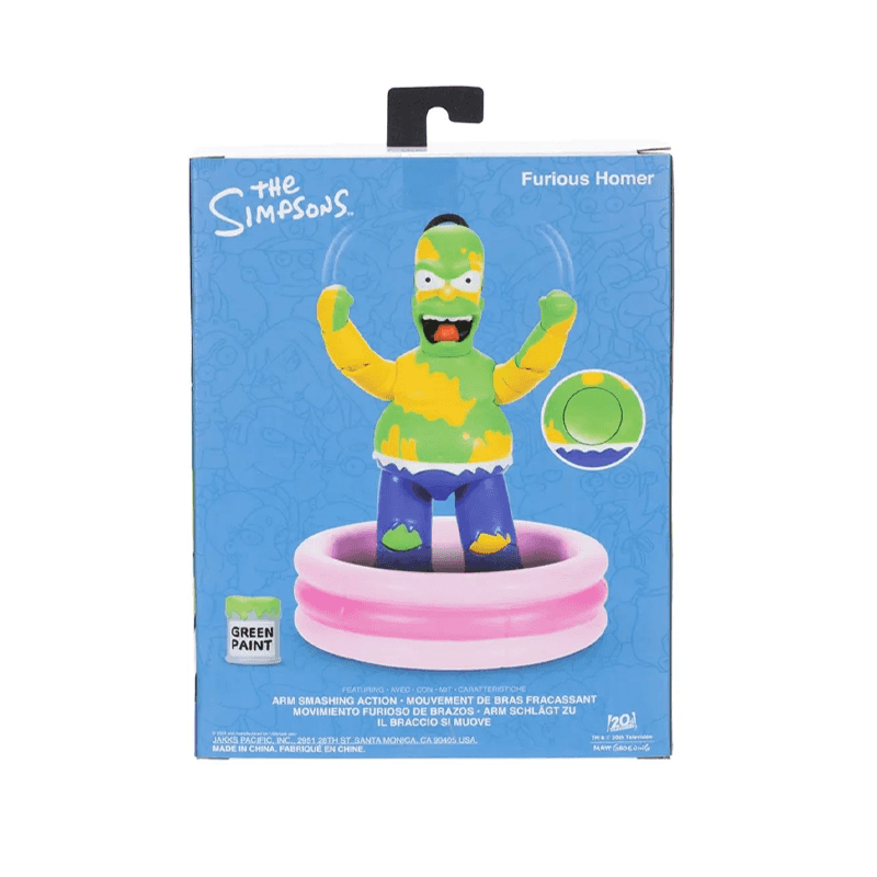 Jakks Pacific Los Simpsons 175524 Figura De 5 Pgl Homero Furioso