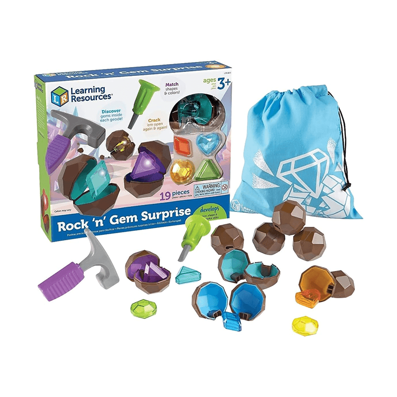 Learning Resources  Ler2875 Sorpresa De Rock Y Gemas