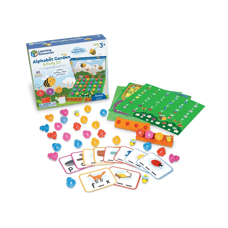 Learning Resources  Ler5543 Juego De Clasificación De Jardín De Flores Abc