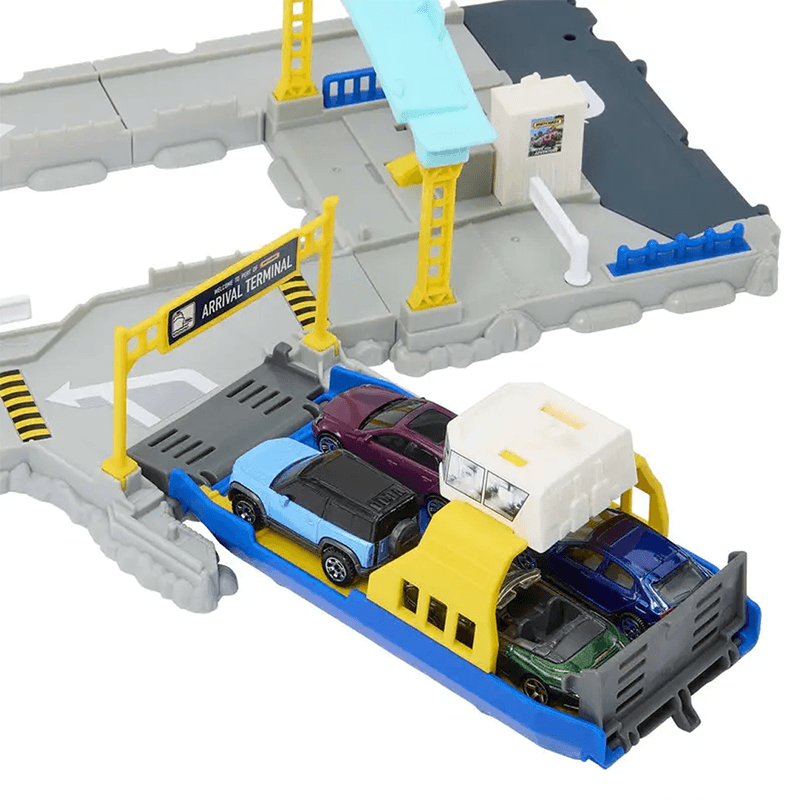 Mattel Matchbox Hmh29 Playset De Accion Puerto De Ferry
