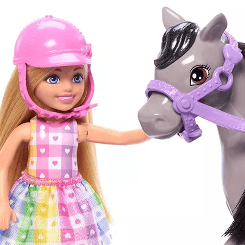 Mattel Barbie Htk29 Muñeca Chelsea Paseo En Pony