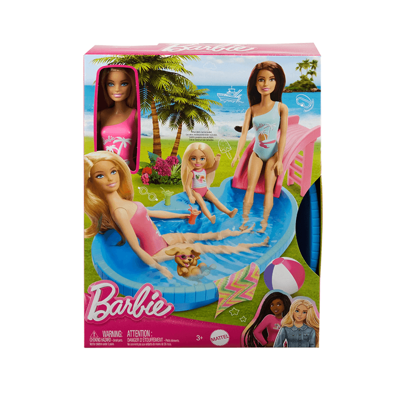 Mattel Barbie  Hrj74 Muñeca Con Alberca