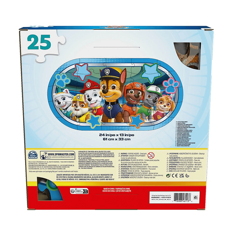 Spin Master Games 6066802 Paw Patrol Rompecabezas De Espuma 25 Pzs