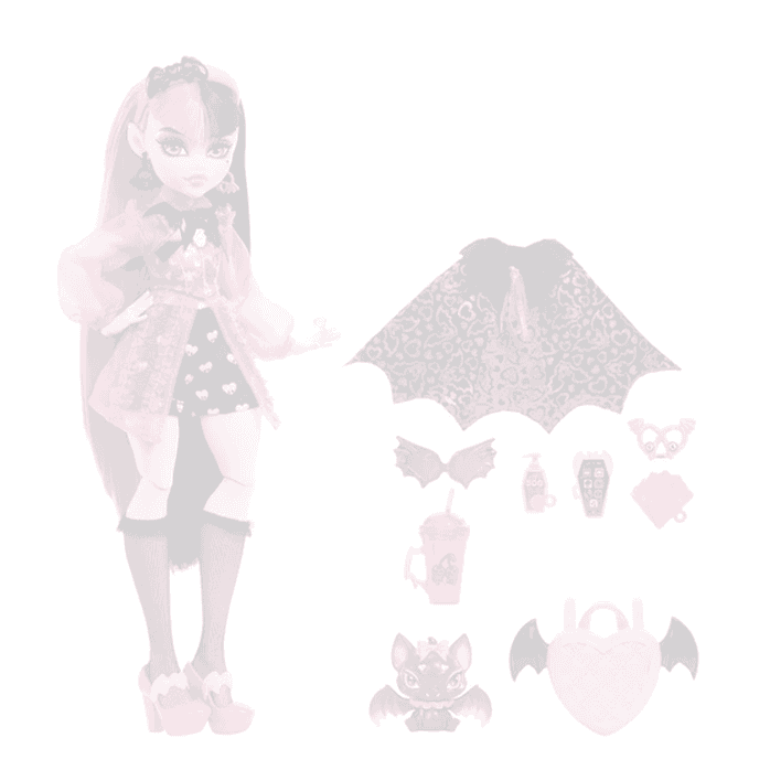 Mattel Monster High Hhk51 Muñeca Draculaura Con Mascota Y Accesorios