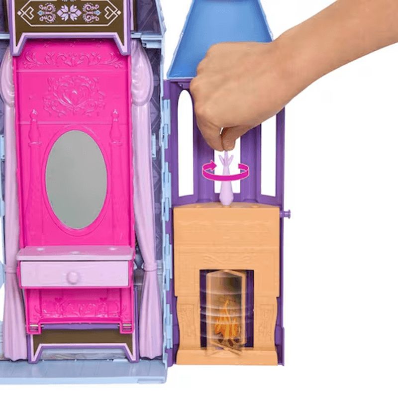 Mattel Disney Princesas Hlw61 Frozen Castillo De Arendelle Con Muñeca Elsa