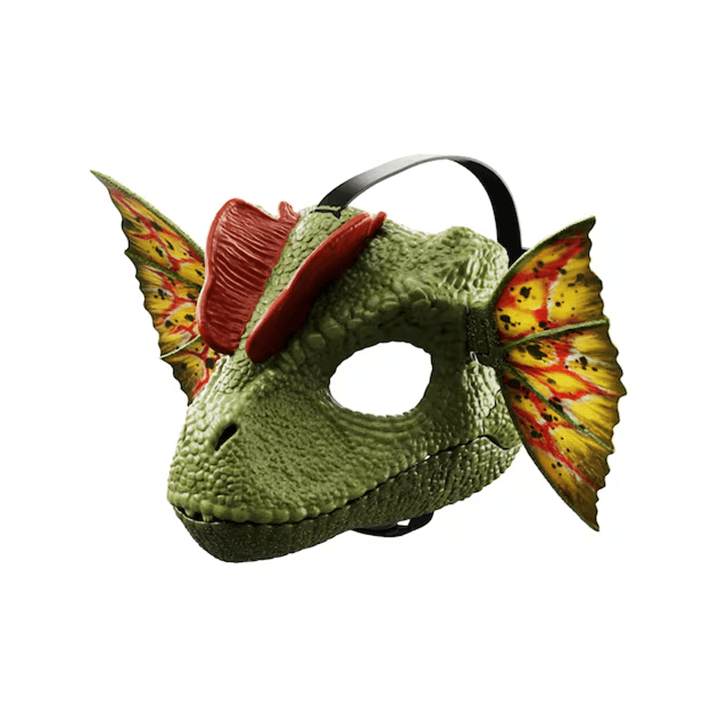 Mattel Jurassic World Hxf55 Mascara De Dilophsaurus De La Teoría Del Caos