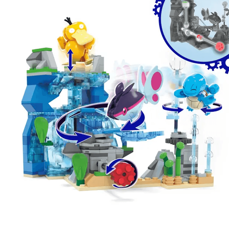 Mattel Mega Construx Hxf79  Pokémon Play Set Aventura Acuatica