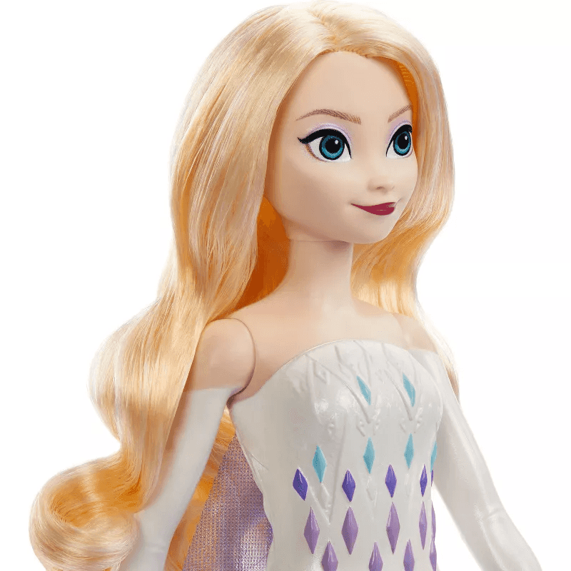 Mattel Disney Princesas Hyh10 Muñeca Elsa Y Olaf De Frozen Nieve Magica Moldeable