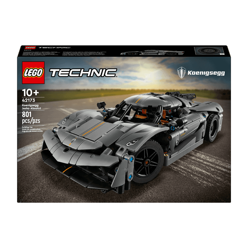 Lego Technic 42173 Hipercoche Koenigsegg Jesko Absolut Grey
