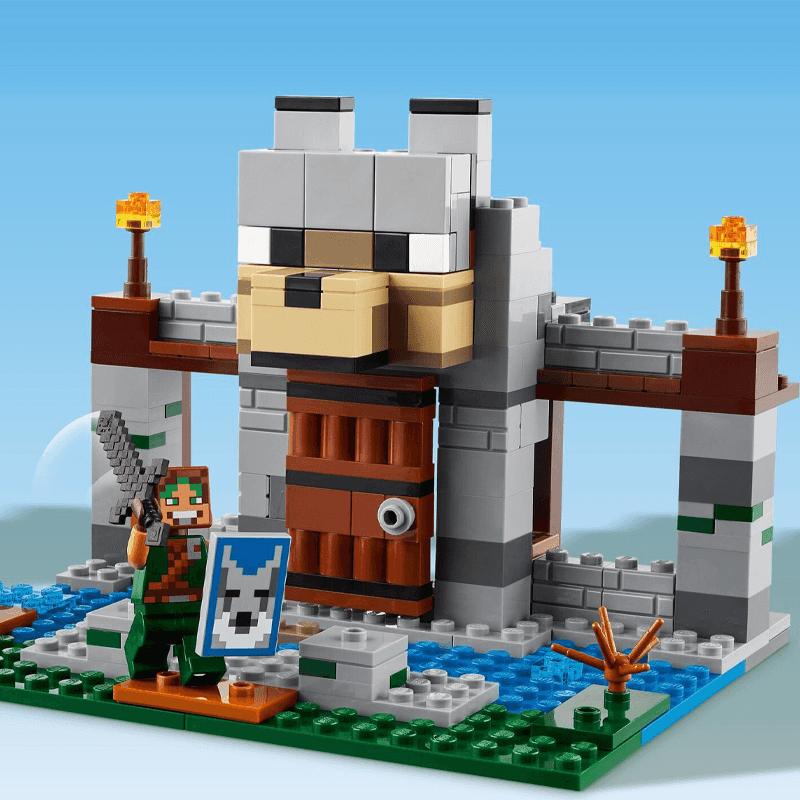 Lego Minecraft 21261 La Fortaleza Del Lobo