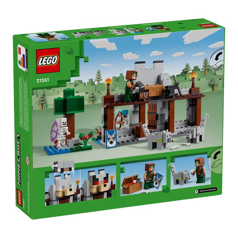 Lego Minecraft 21261 La Fortaleza Del Lobo