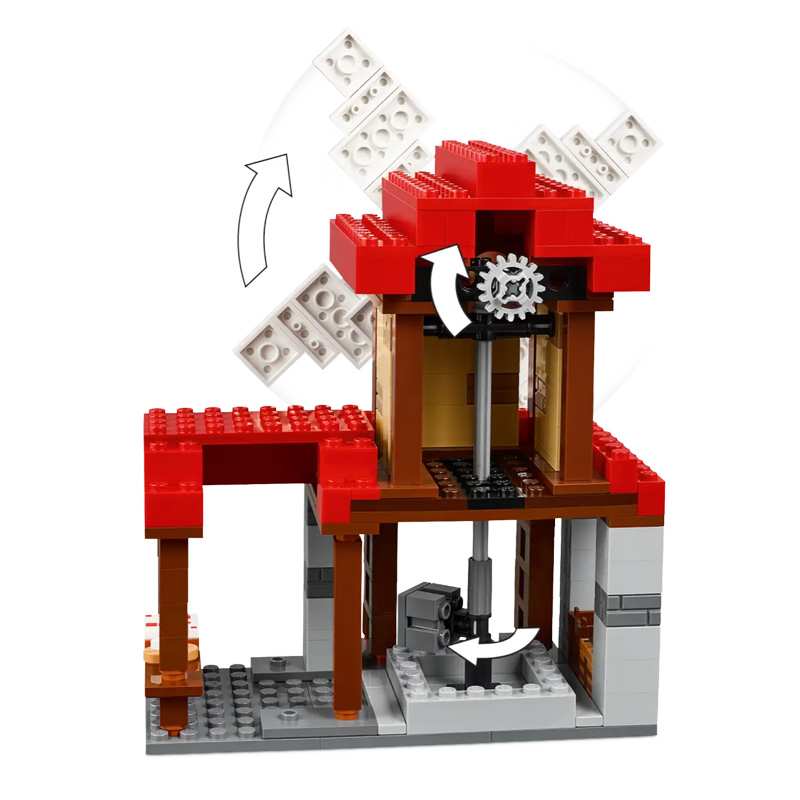 Lego Minecraft 21262 La Granja De Molinos De Viento