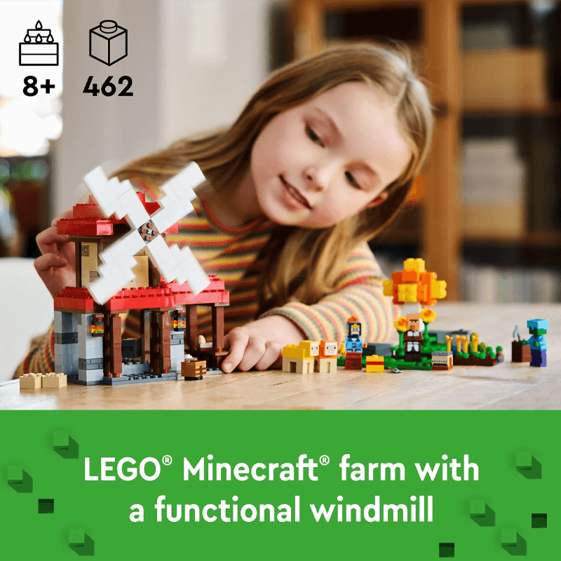 Lego Minecraft 21262 La Granja De Molinos De Viento