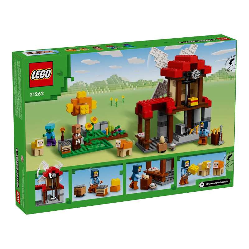 Lego Minecraft 21262 La Granja De Molinos De Viento