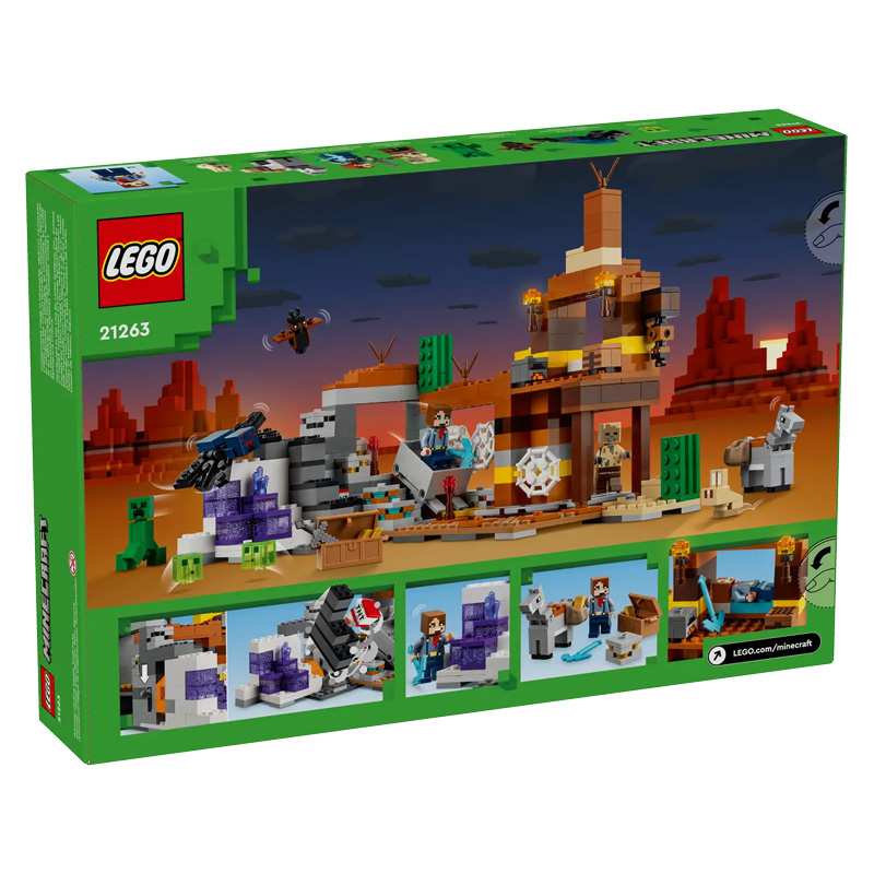 Lego Minecraft 21263 El Pozo Minero De Badlands