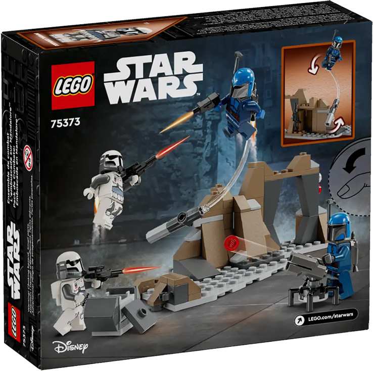 Lego Star Wars 75373 Paquete De Batalla Emboscada En Mandalore