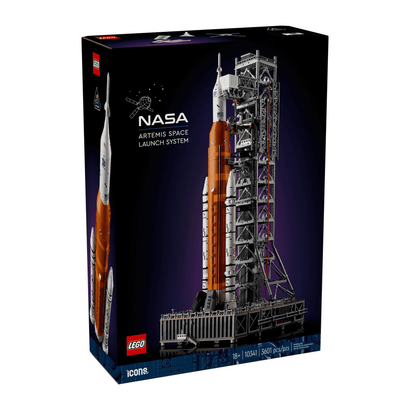 Lego Icons 10341 Nasa Sistema De Lanzamiento Espacial Artemis