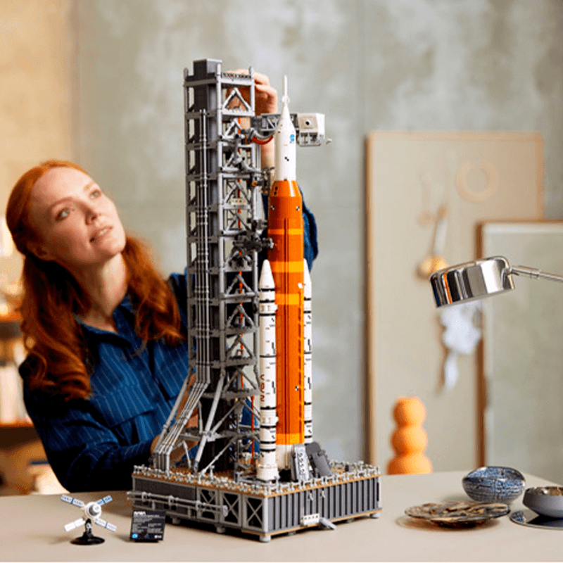 Lego Icons 10341 Nasa Sistema De Lanzamiento Espacial Artemis