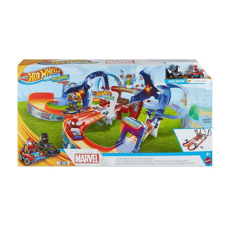Mattel Hot Wheels Hvh37 Pista Velocidad Racerverse Spider-Man
