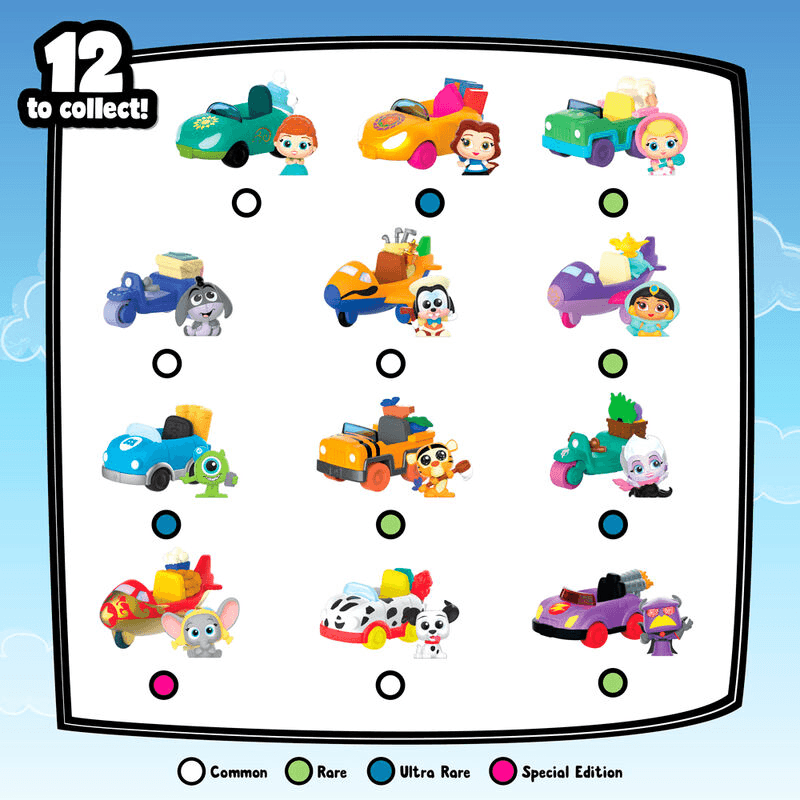 Moose Disney 44798 Doorables Mini Set Vamos Veh’culos Serie 3 Surtido