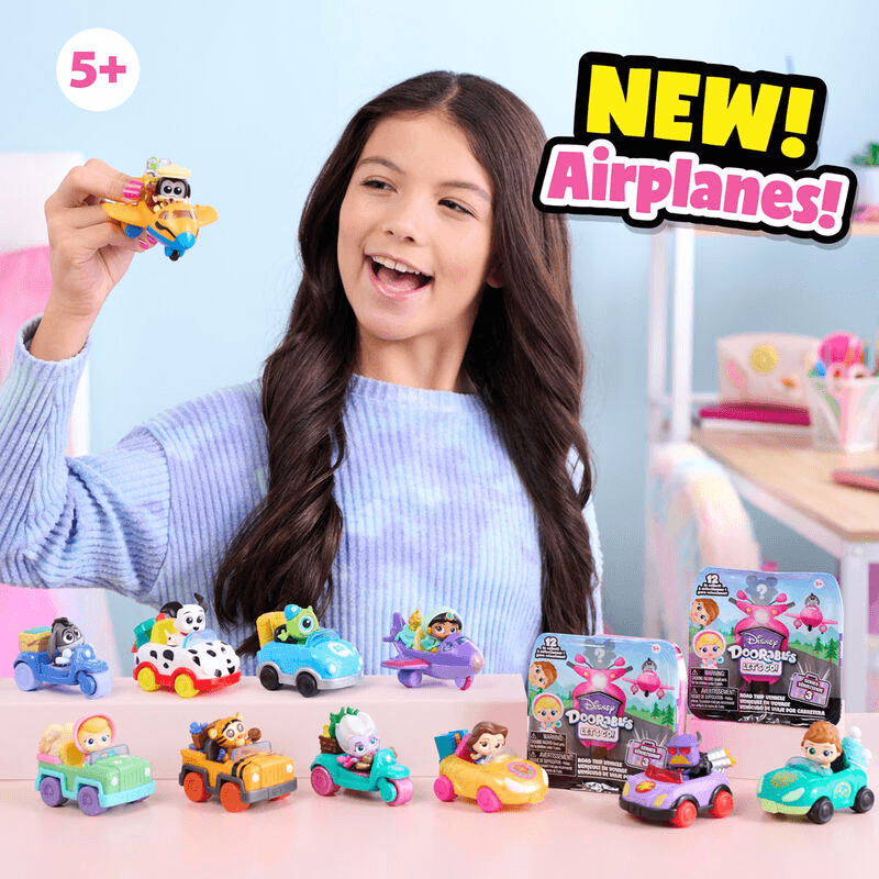 Moose Disney 44798 Doorables Mini Set Vamos Veh’culos Serie 3 Surtido