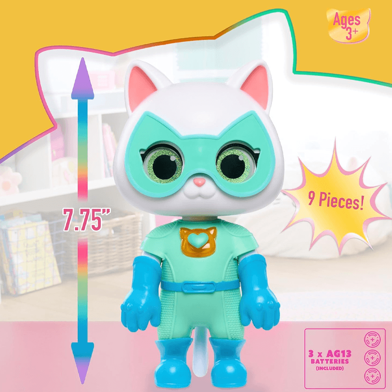 Just Play Supperkitties 67015 Figuras Transformador Cat Surtido