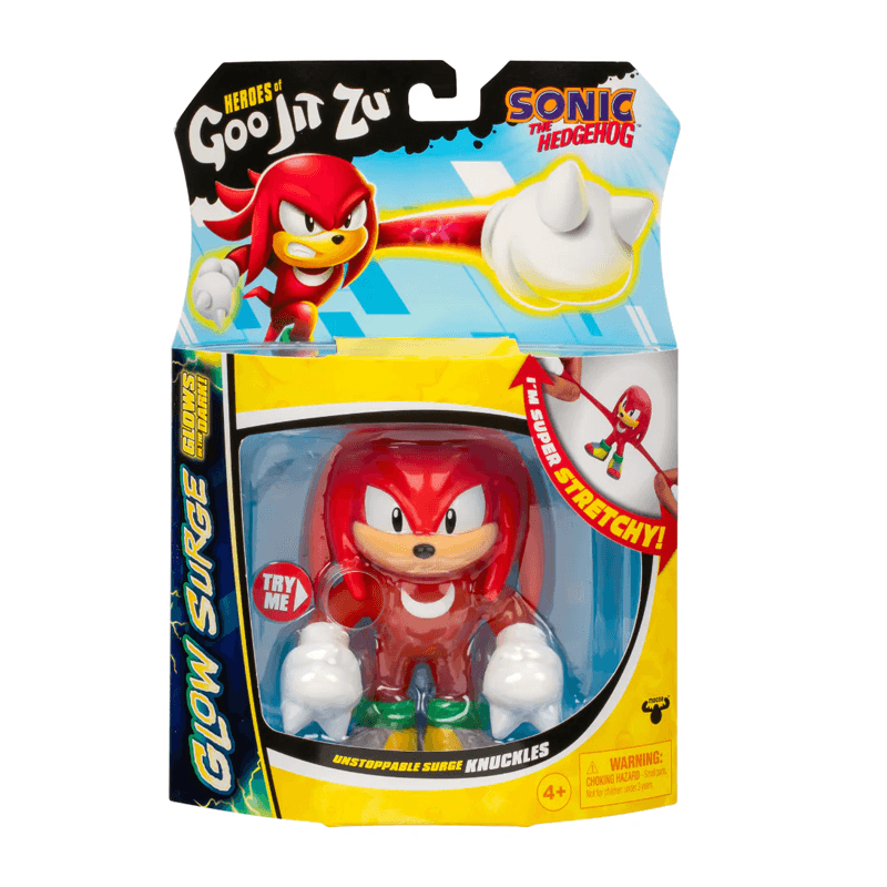 Moose Goo Jit Zu 42744 Figura Glow Surge Sonic The Hedgehog X1 Surtido